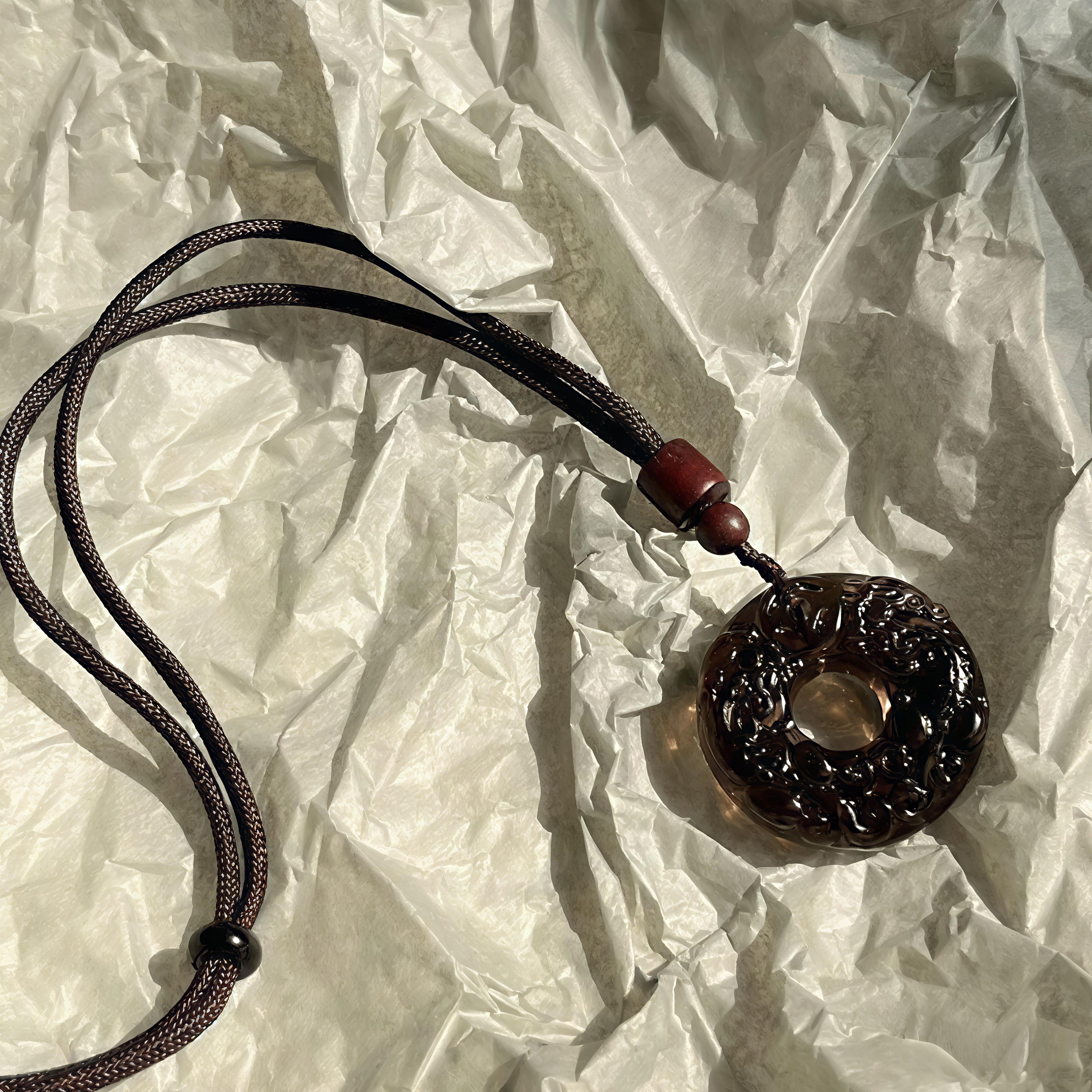 Timeless Essence Retro Natural Ore Crystal Necklace