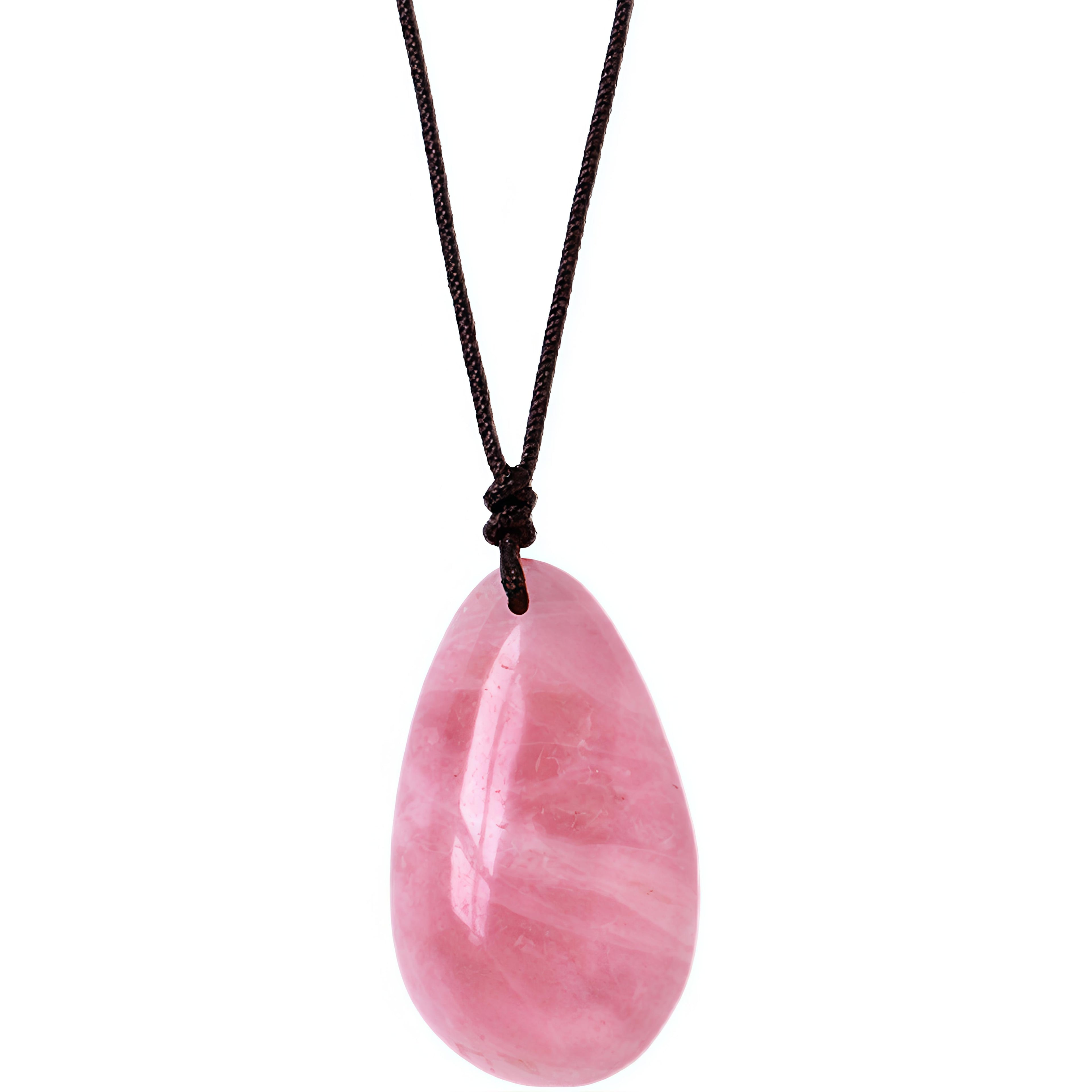 Natural Pink Jadeite Mineral Necklace - Girlish Heart